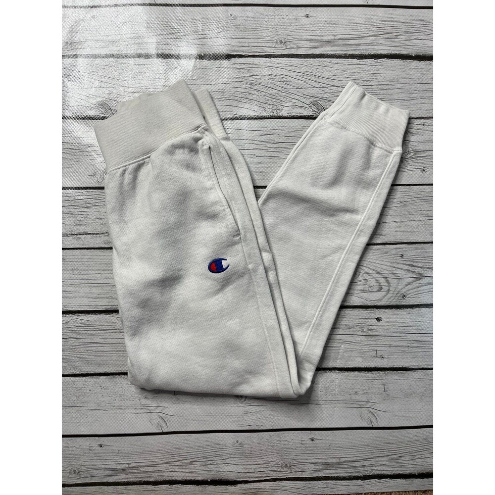 Champion All White Sweatpants/joggers